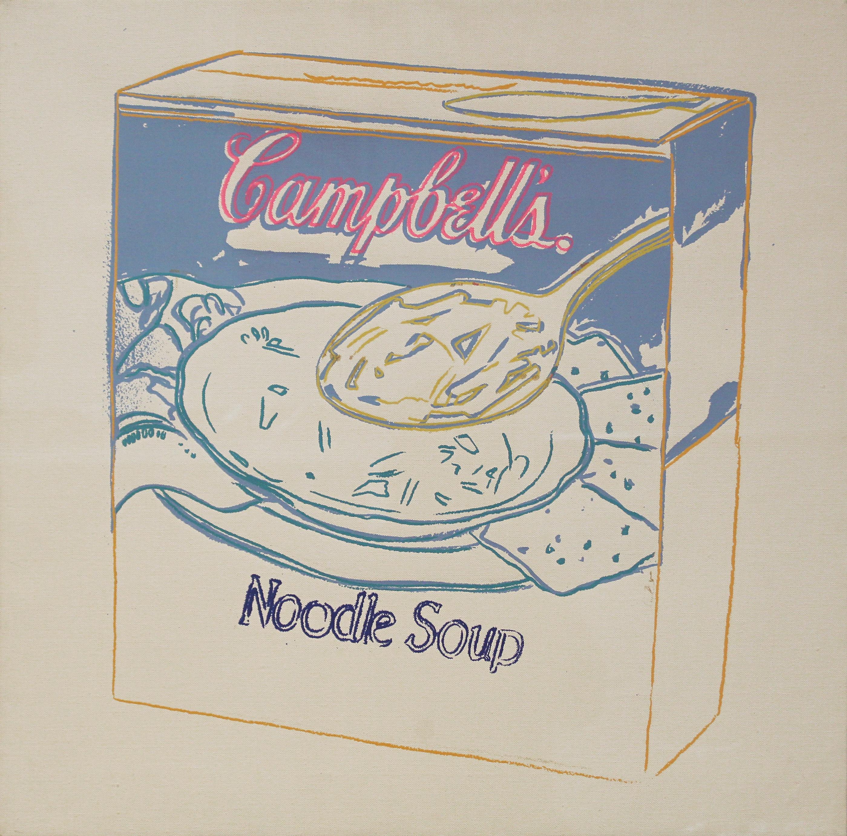Andy Warhol Abstract Painting - Campbell's Soup Box: Noodle Soup