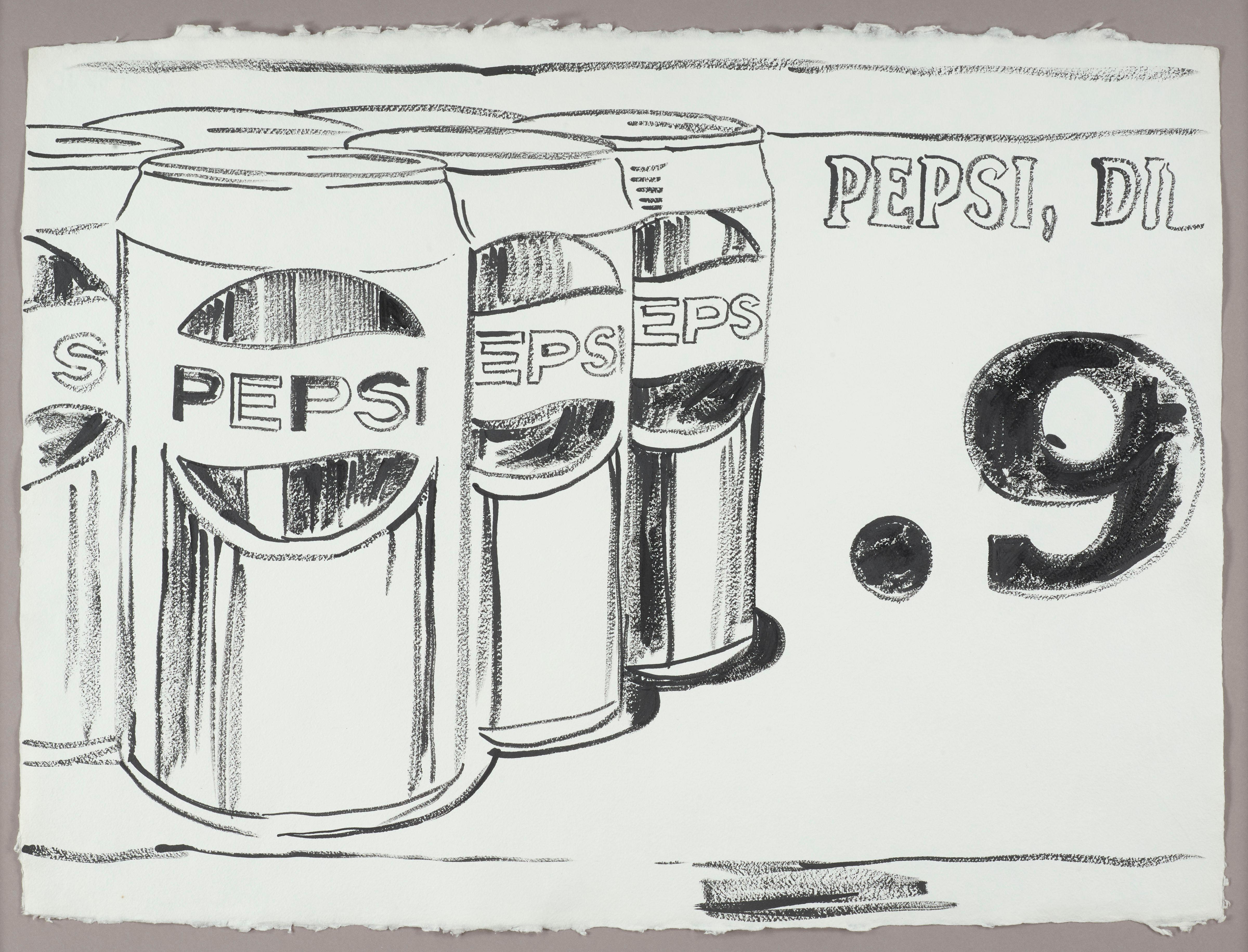 Pepsi Cans - Painting by Andy Warhol