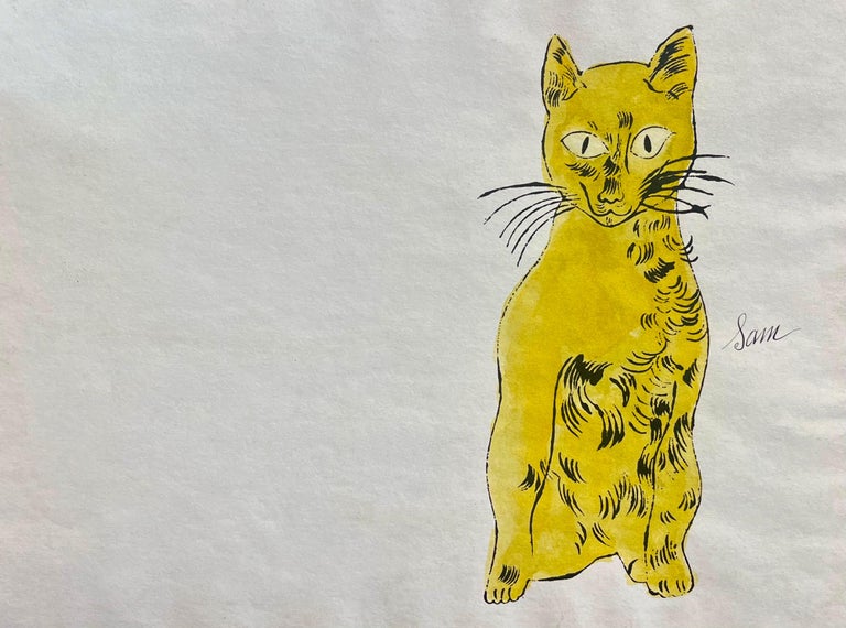 andy warhol cat drawings
