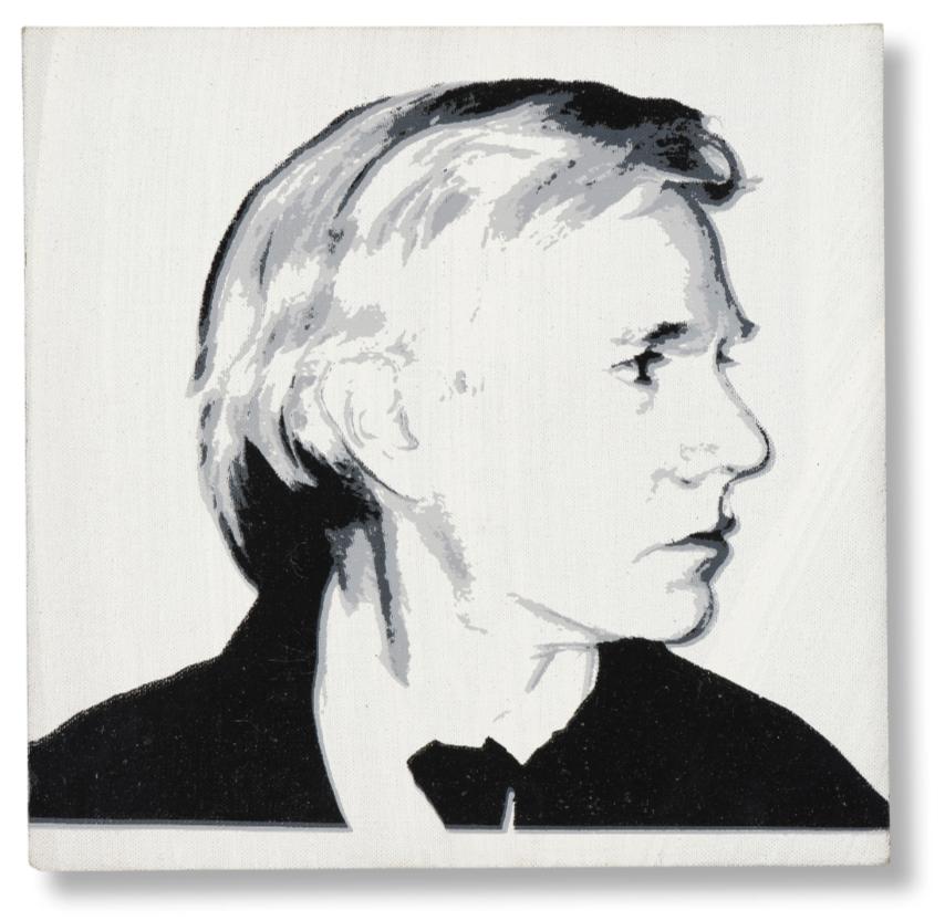 Andy Warhol created this self portrait painting in 1979. Known for his fascination for fame and all things popular, Warhol was especially concerned with image and the visual, surface-level nature of things. Naturally, his inclination to represent