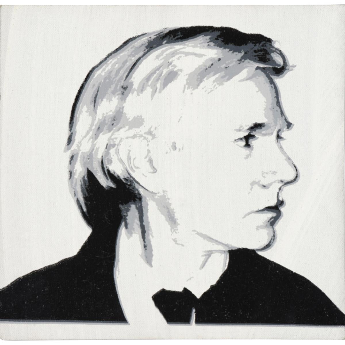 Andy Warhol Portrait Painting - Self-Portrait (Painting)