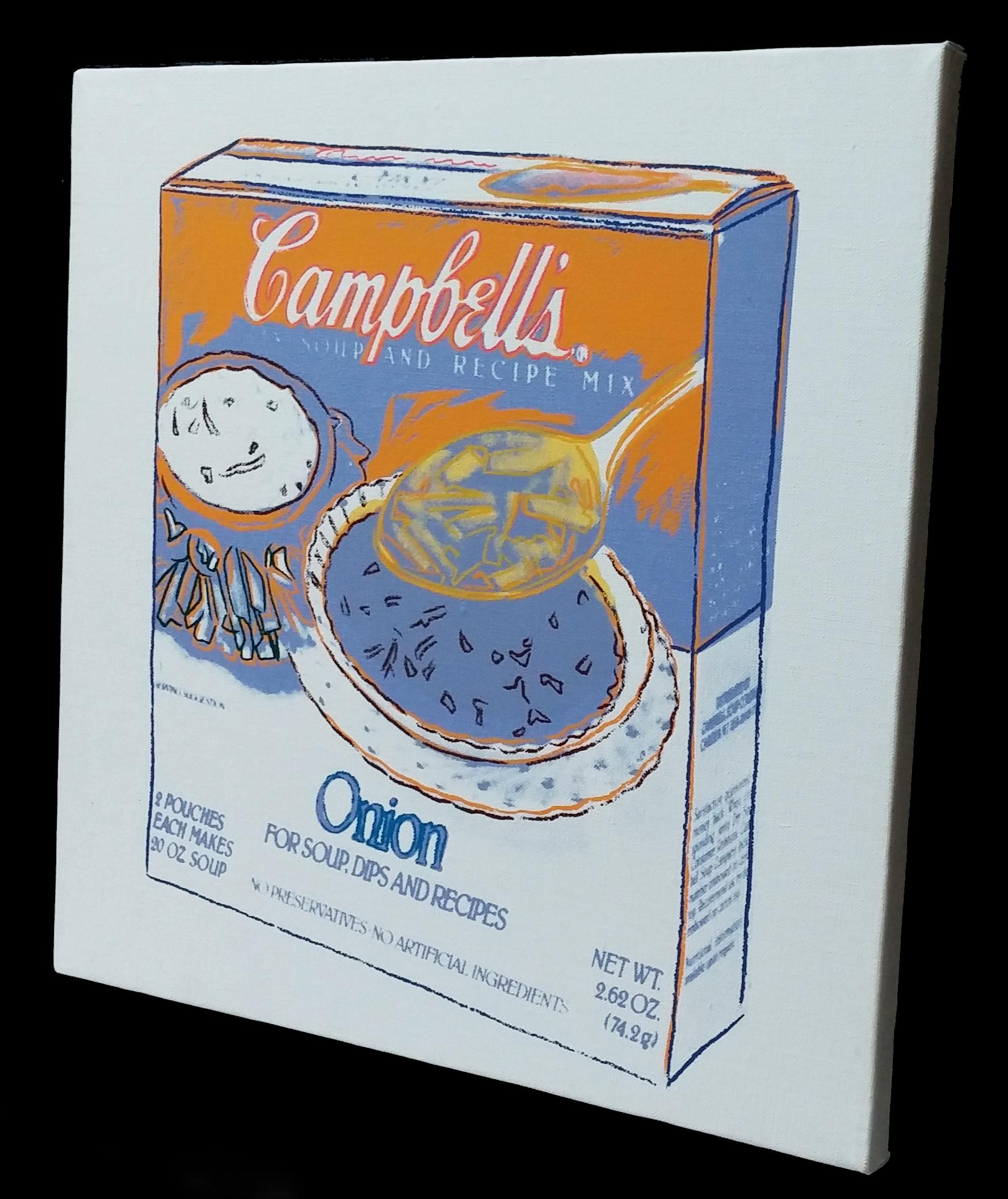 SOUP-Box – ONION (UNIQUE) (Pop-Art), Painting, von Andy Warhol