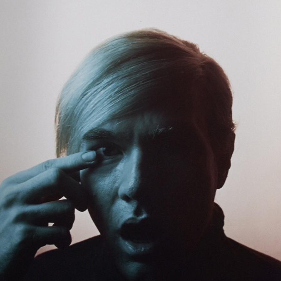 Paper Andy Warhol by Philippe Halsman For Sale