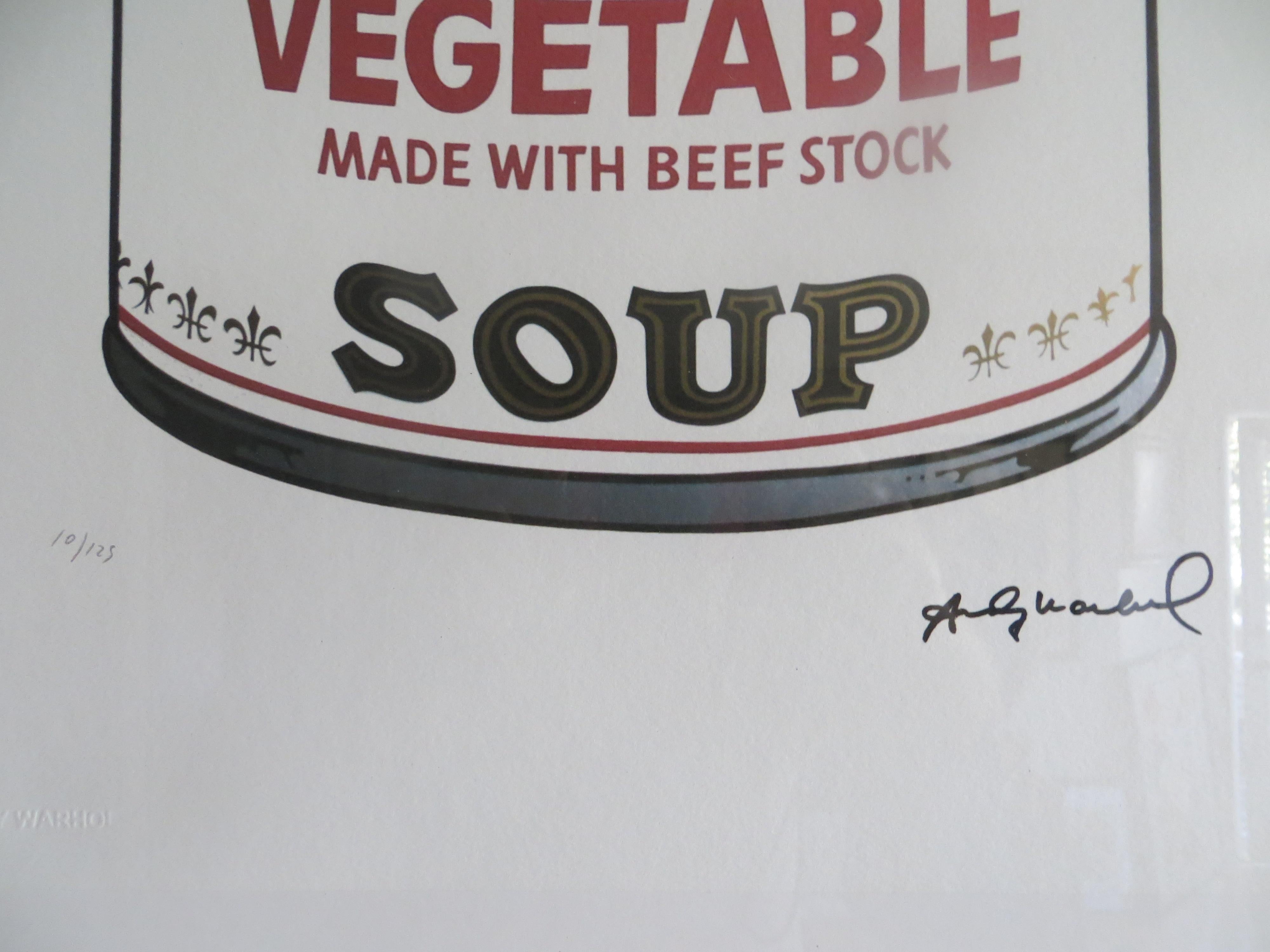  After Andy Warhol Campbell's Scotch Broth Soup 3 Lithographs 4