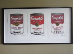  After Andy Warhol Campbell's Scotch Broth Soup 3 Lithographs