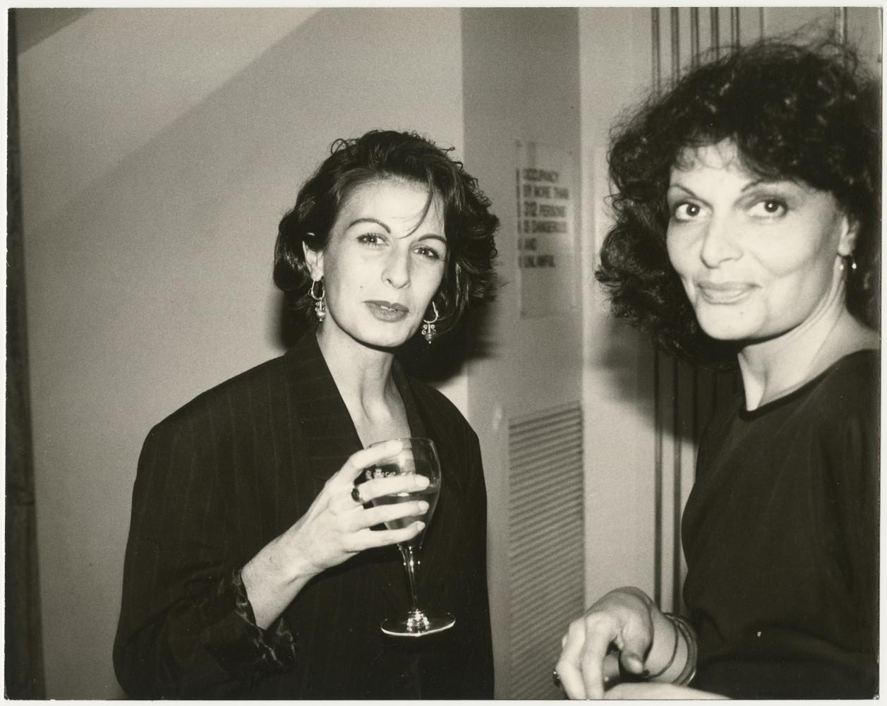 Andy Warhol Portrait Photograph – Alba CLEMENTE & Diane von Furstenberg