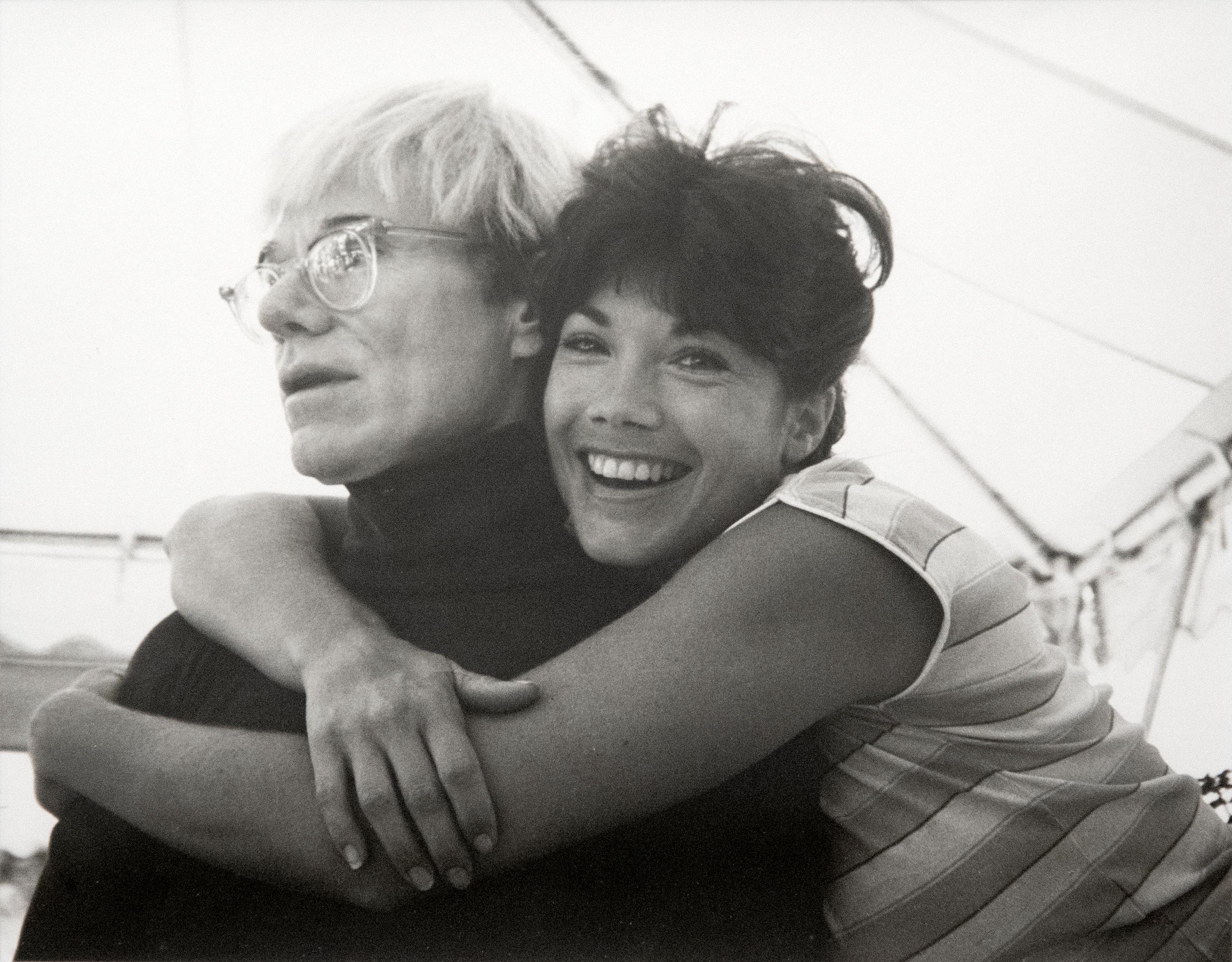 Andy Warhol Black and White Photograph - Andy and Barbi Benton