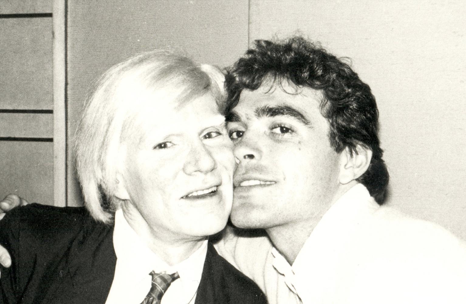 Andy e Sean McKeon - Portrait Photograph Grigio di Andy Warhol