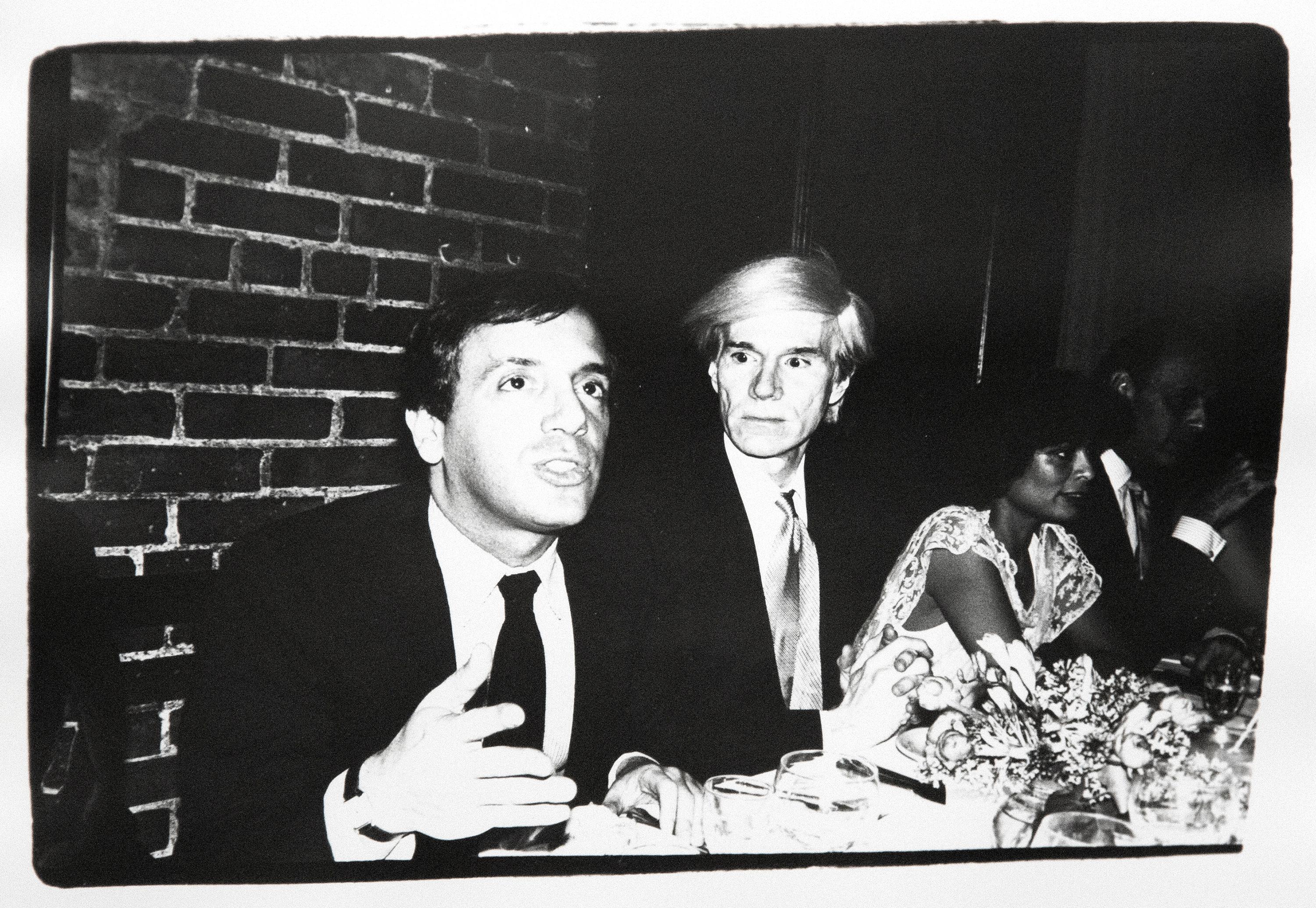 Andy Warhol Portrait Photograph – Steve Rubell und Steve Rubell