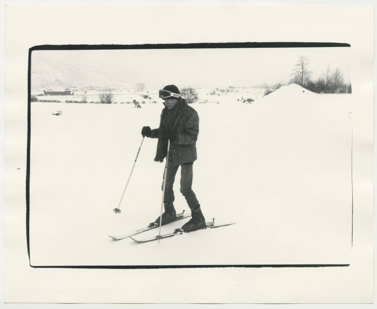 Andy Warhol on skis at Powder Pandas