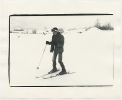 Andy Warhol Skiing in Aspen on “Powder Pandas”