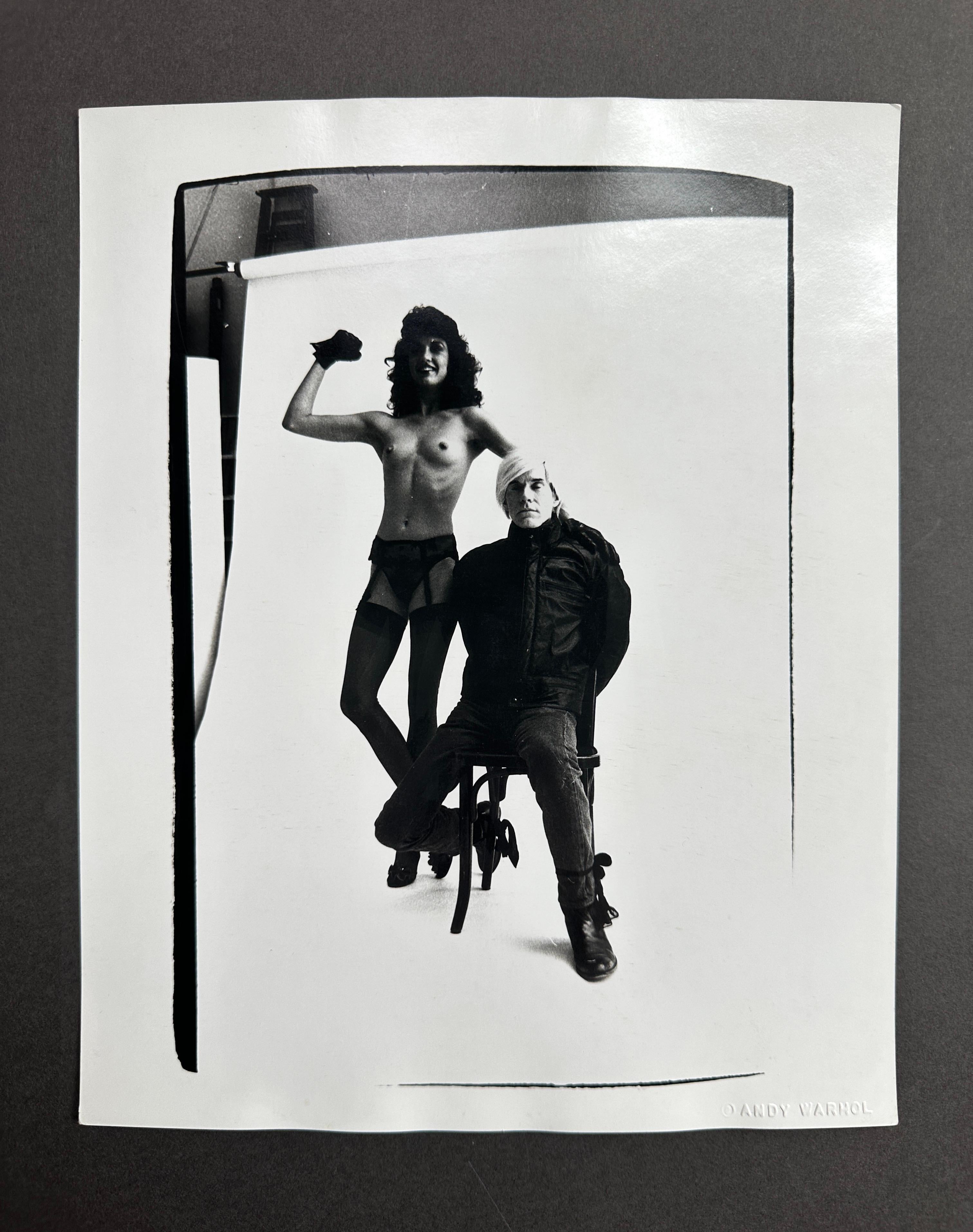 Andy Warhol and Janice Dickinson For Sale 1