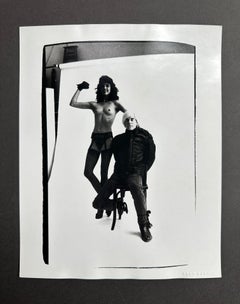 Andy Warhol and Janice Dickinson