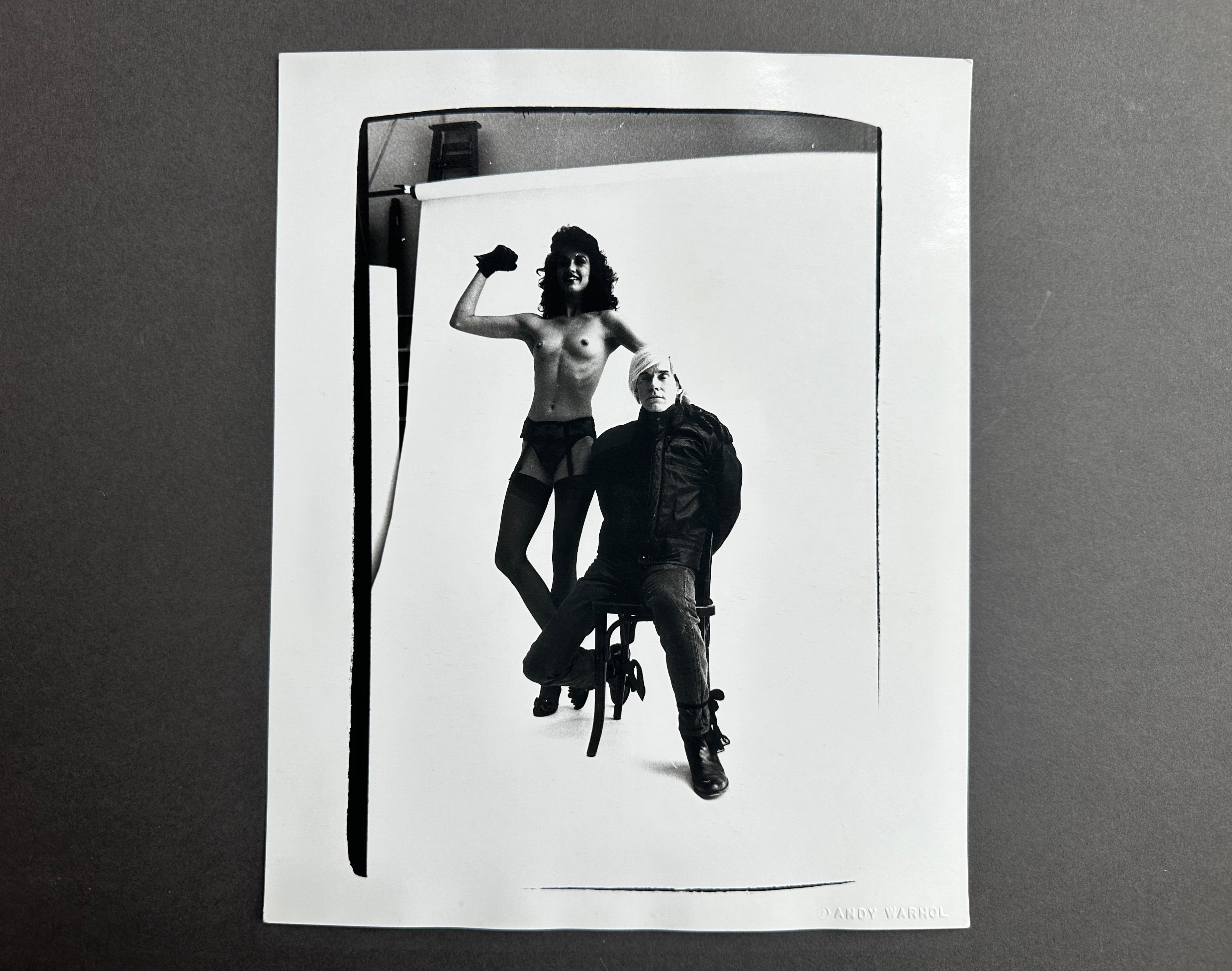 Andy Warhol and Janice Dickinson For Sale 2