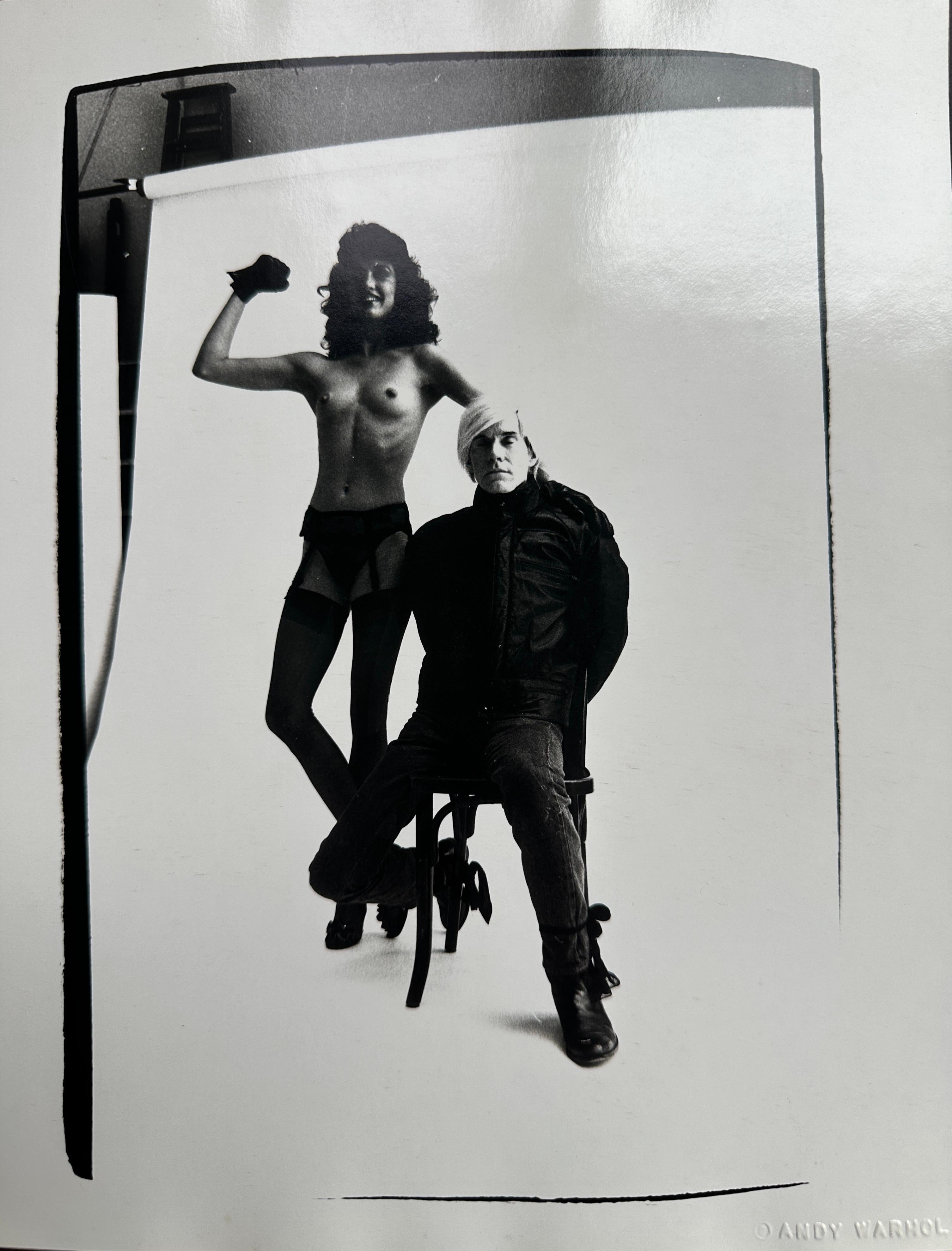 Andy Warhol and Janice Dickinson For Sale 5