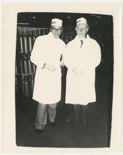 Andy Warhol and Unidentified Factory Manager, Germany