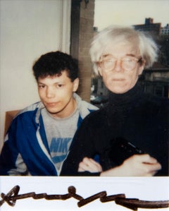 Andy Warhol and Unidentified Man