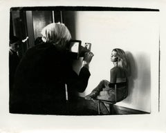 Andy Warhol, Photograph with Farrah Fawcett circa 1979