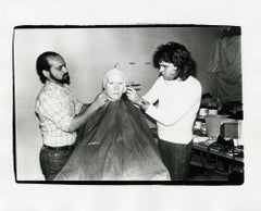 Andy Warhol Getting Cast of Face