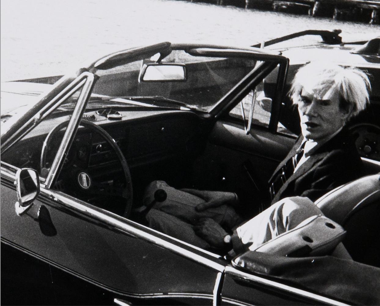 Andy Warhol in Convertible For Sale 1