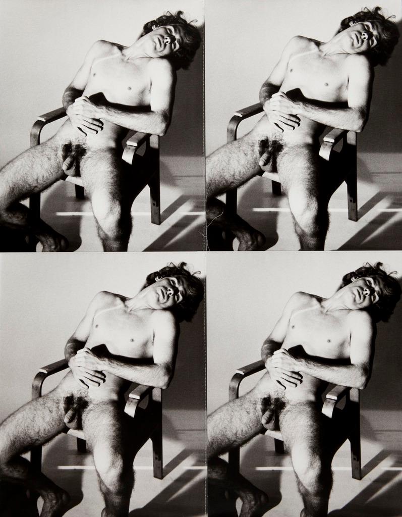 Four stitched gelatin silver prints of Nude Male by Andy Warhol