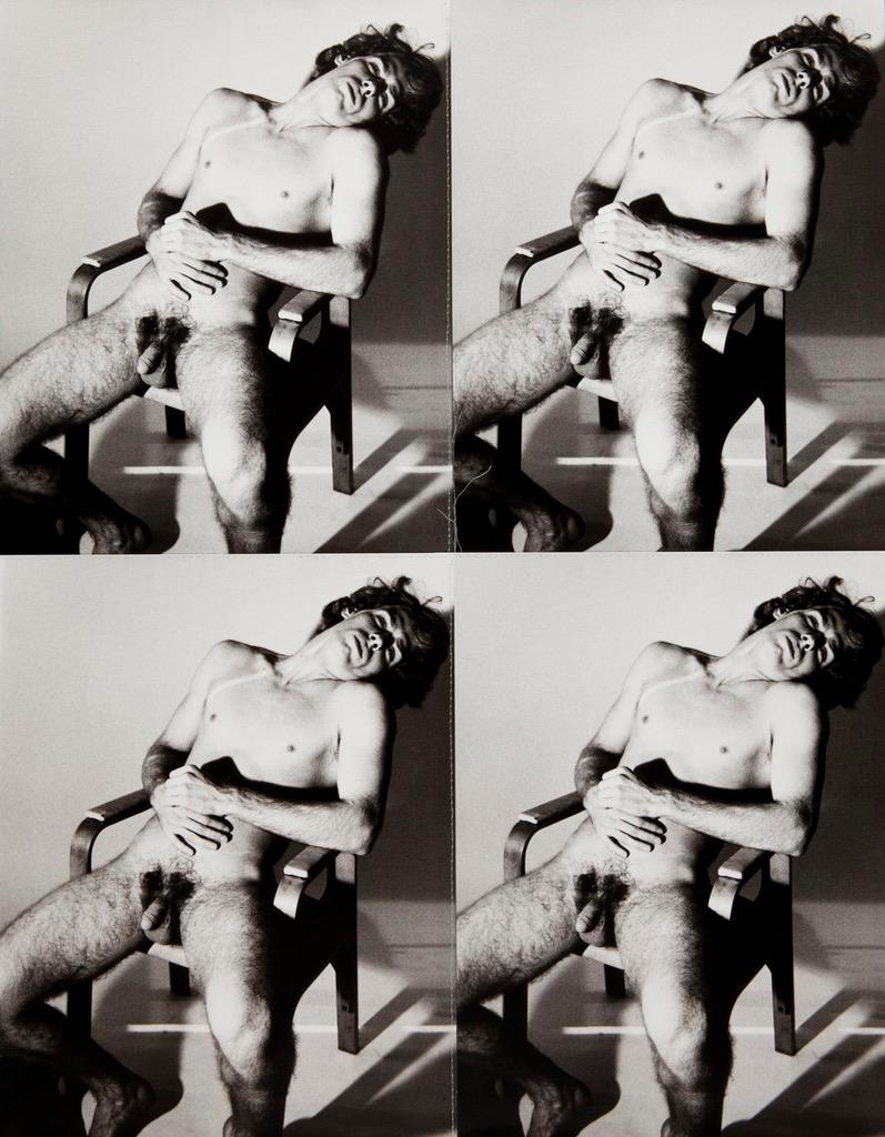 Four stitched gelatin silver prints of Nude Male by Andy Warhol