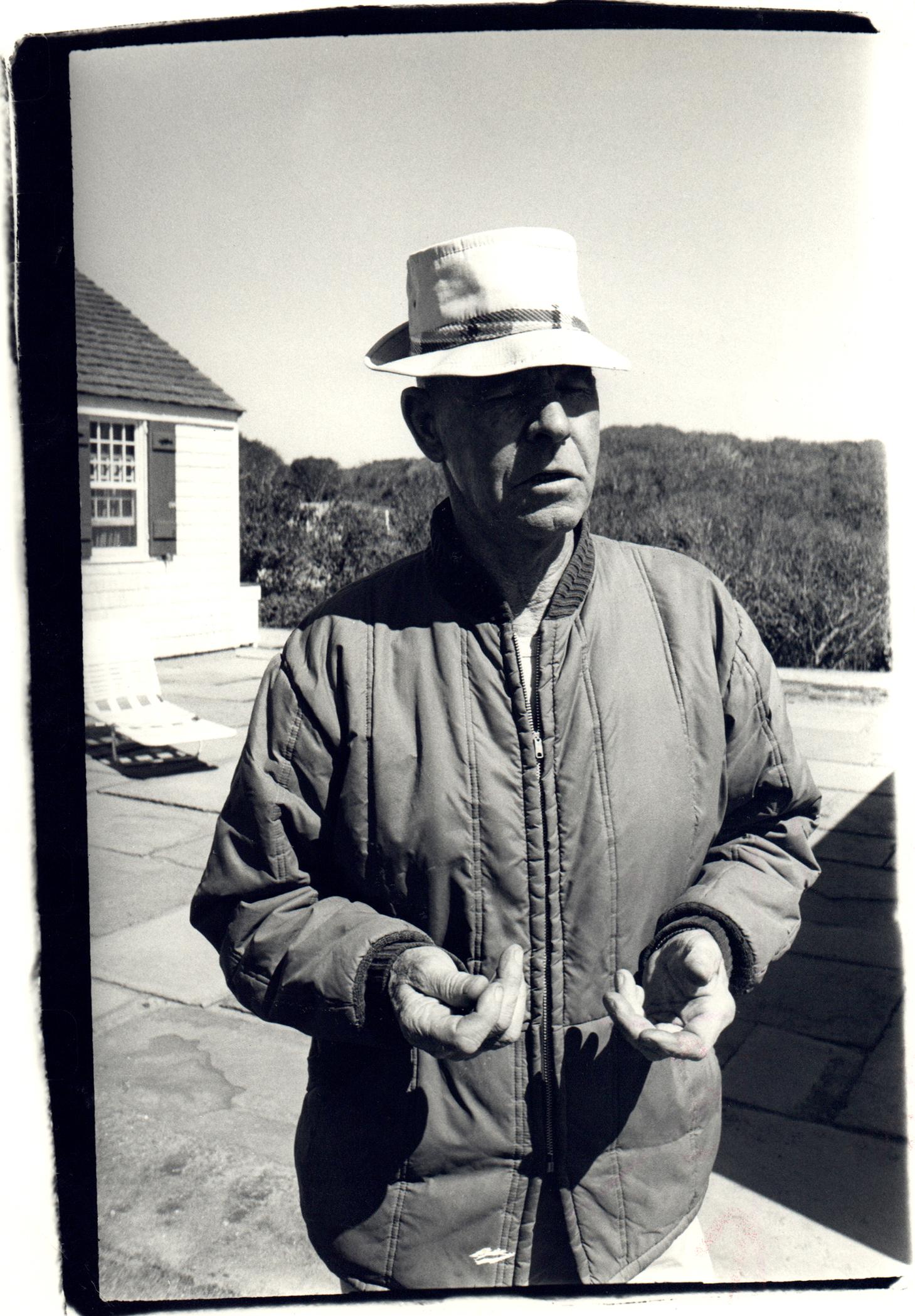 Andy Warhol Black and White Photograph - Mr. Winters, the Caretaker of the Montauk Estate