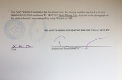 Andy Warhol, Photograph of a Room Service Tray in Paris, 1980