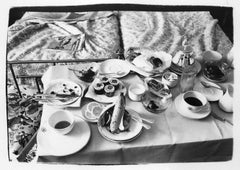 Retro Andy Warhol, Photograph of a Room Service Tray in Paris, 1980