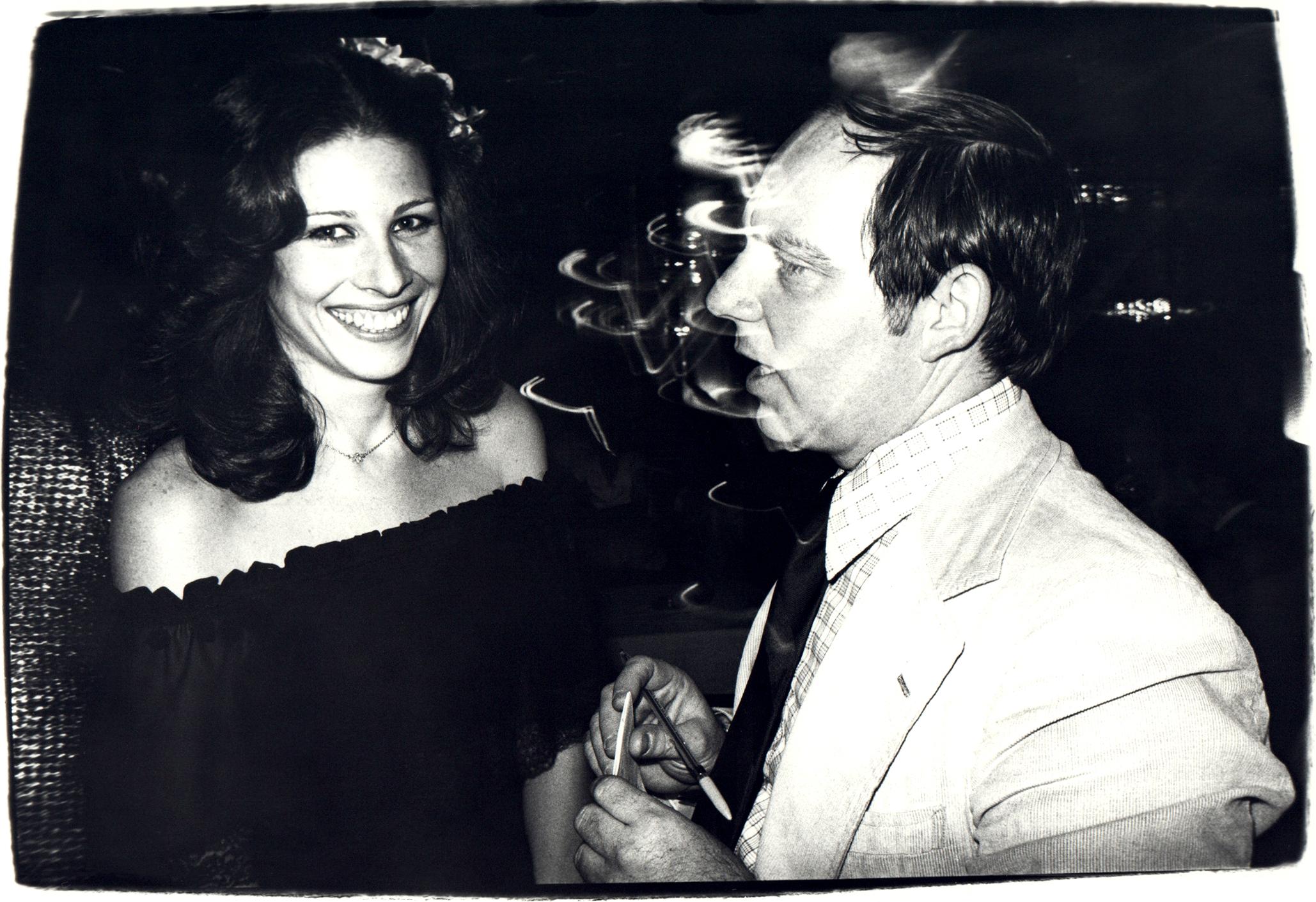 Andy Warhol - Andy Warhol, Photograph of Andrea de Portago and a Man, 1970s For Sale at 1stDibs