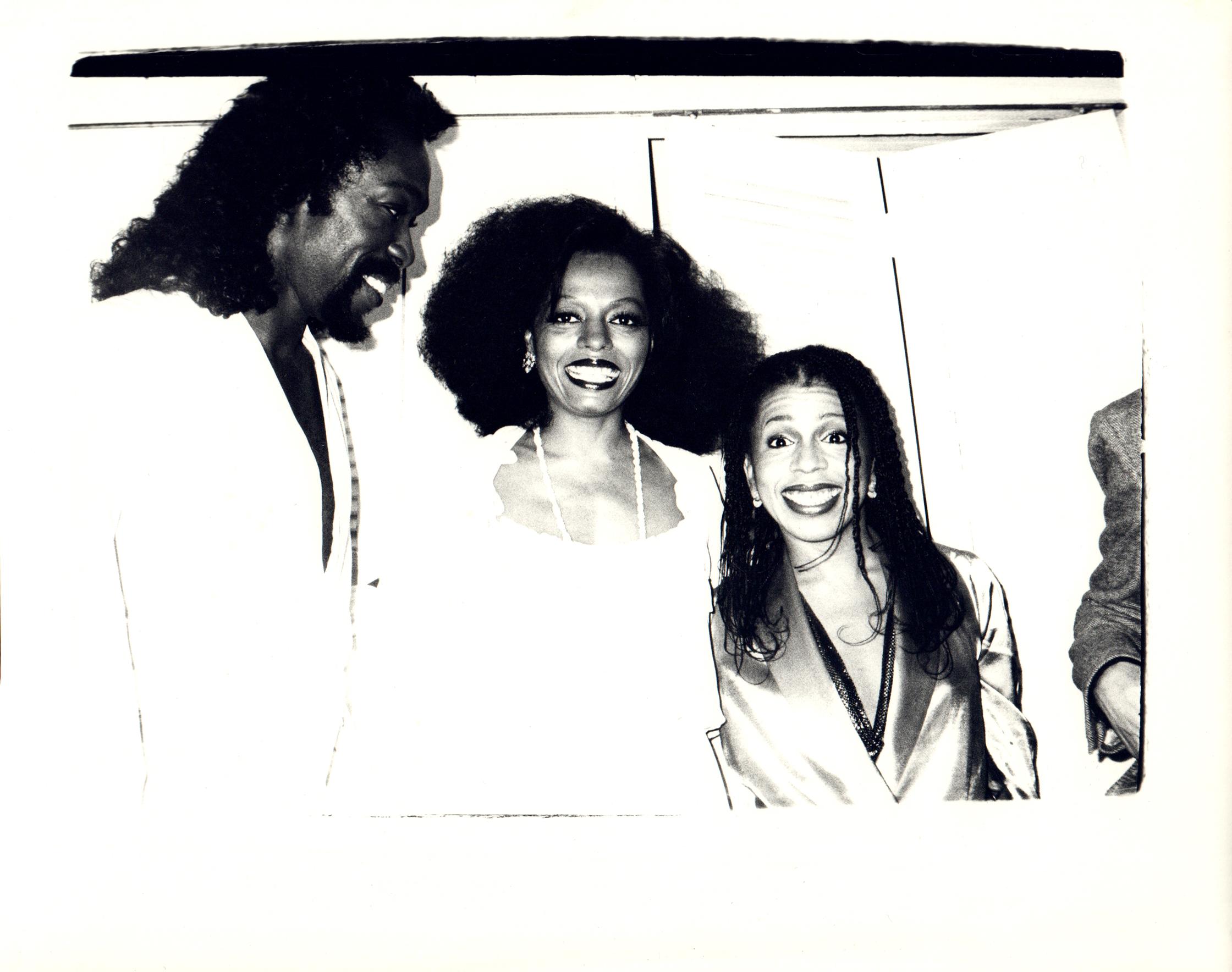 Andy Warhol Black and White Photograph - Photograph of Ashford Simpson and Diana Ross