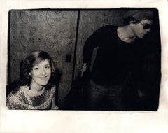 Andy Warhol, Photograph of Catherine Guinness and Lou Reed circa 1977