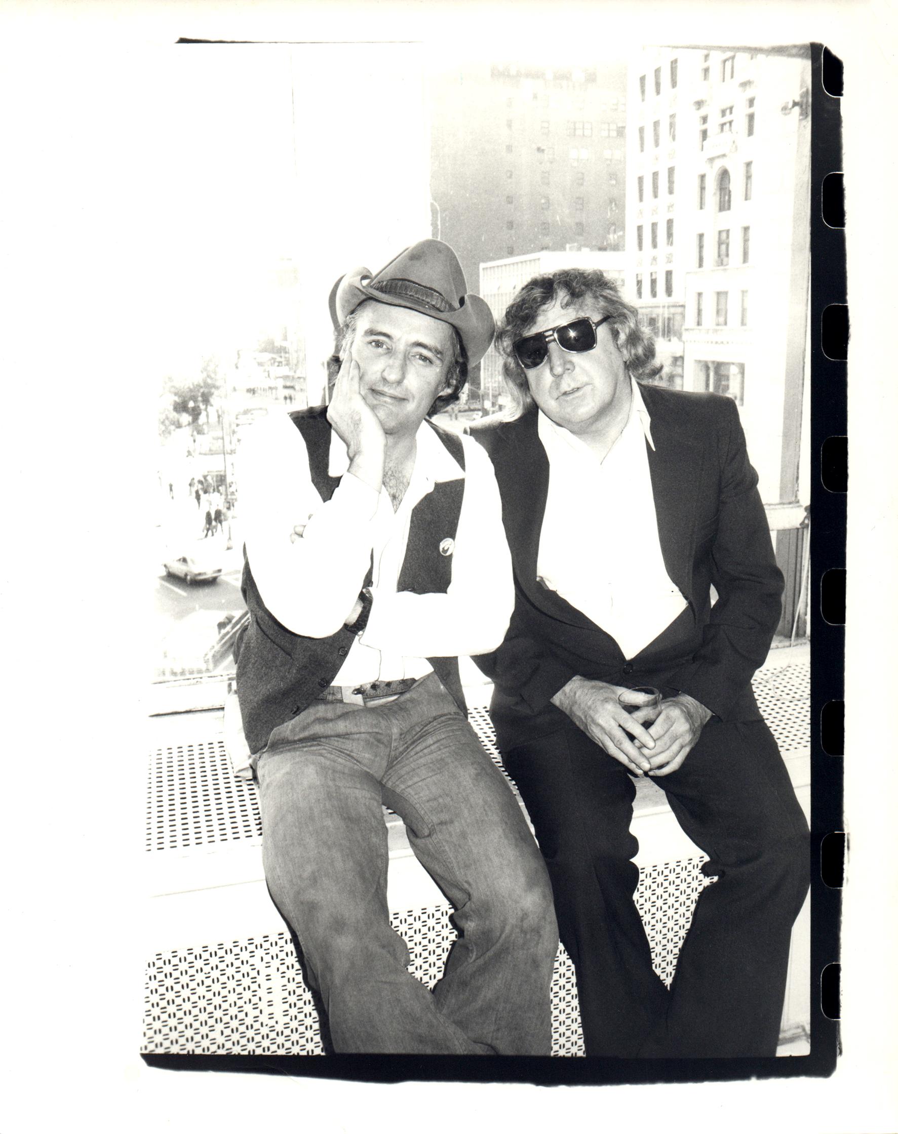Andy Warhol Portrait Photograph - Dennis Hopper and Gerry Rothberg