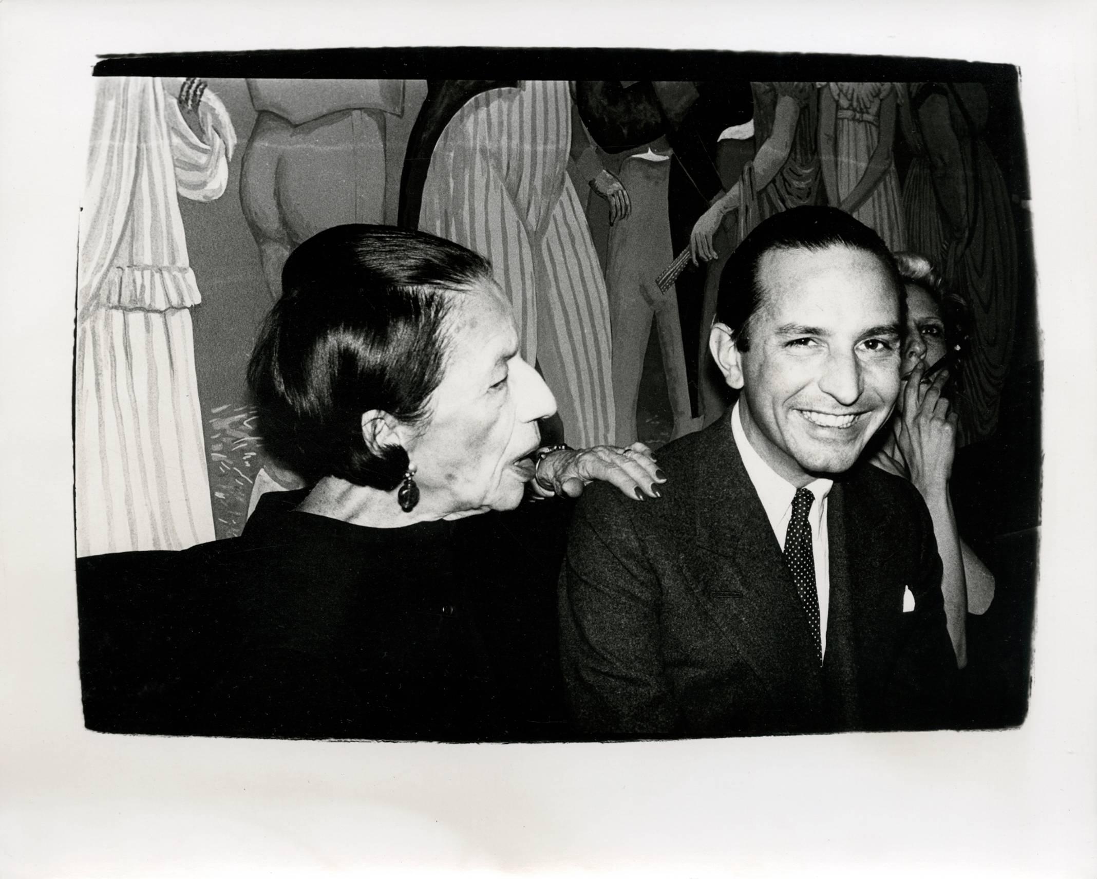 Andy Warhol, Photograph of Diana Vreeland and Fred Hughes