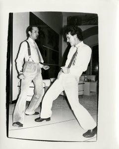 Vintage Andy Warhol, Photograph of Fred Hughes Dancing with Unidentified Man, 1986