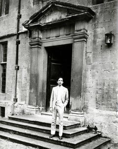 Photograph of Fred Hughes at an English estate