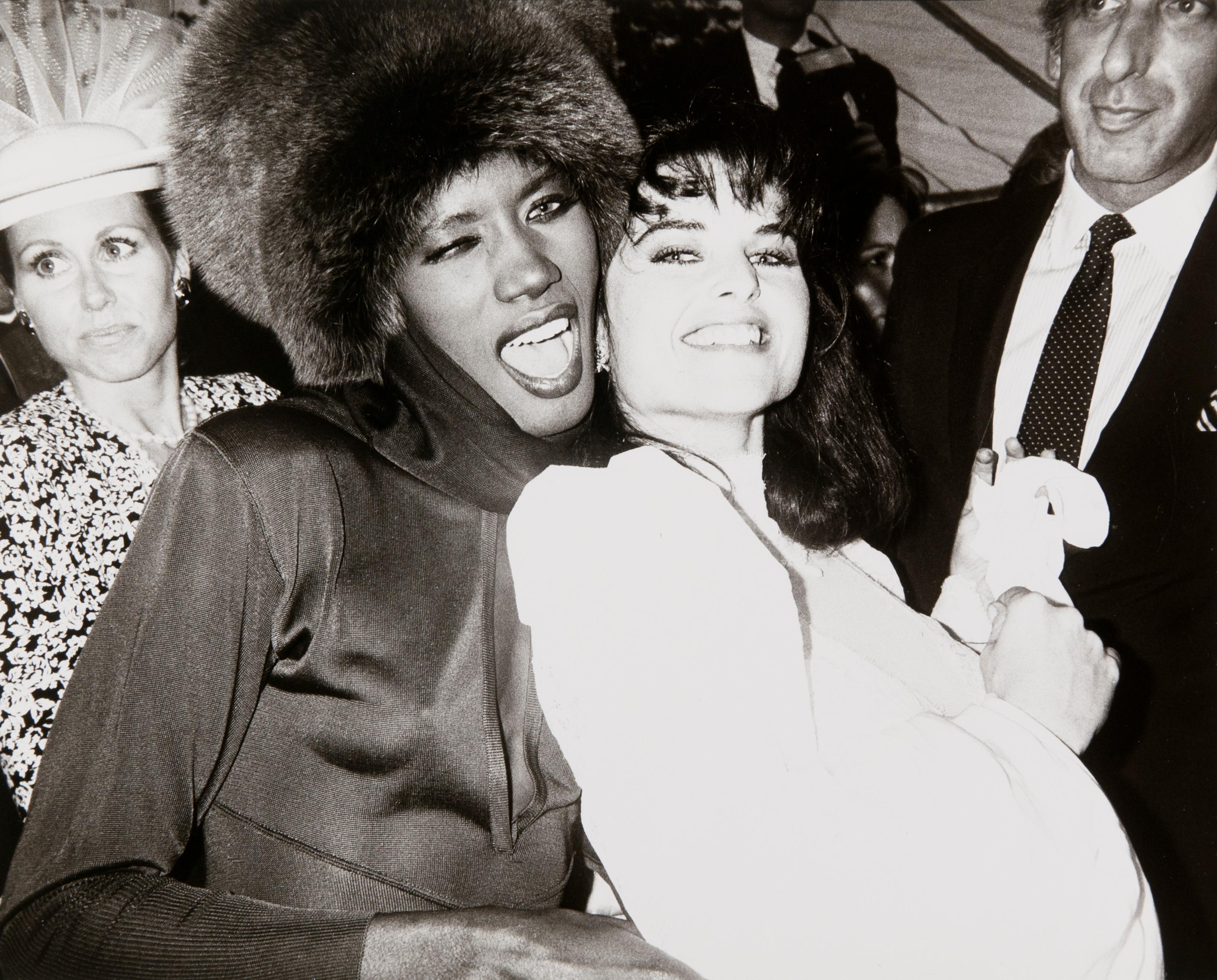 Grace Jones and Maria Shriver