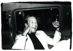 Halston in a Limo
