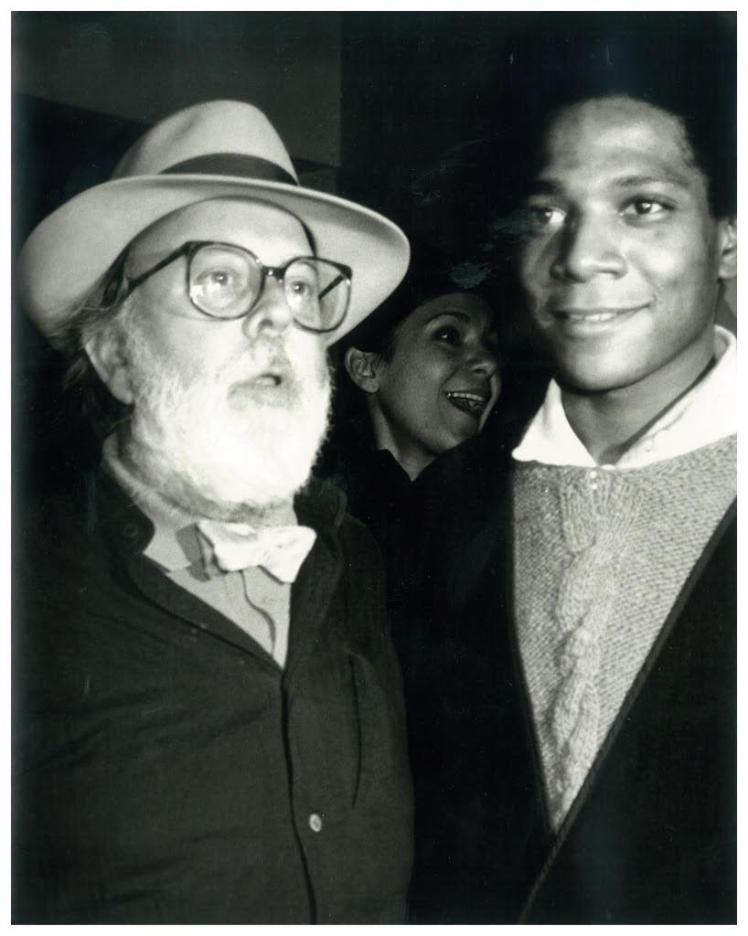 Henry Geldzahler and Jean-Michel Basquiat