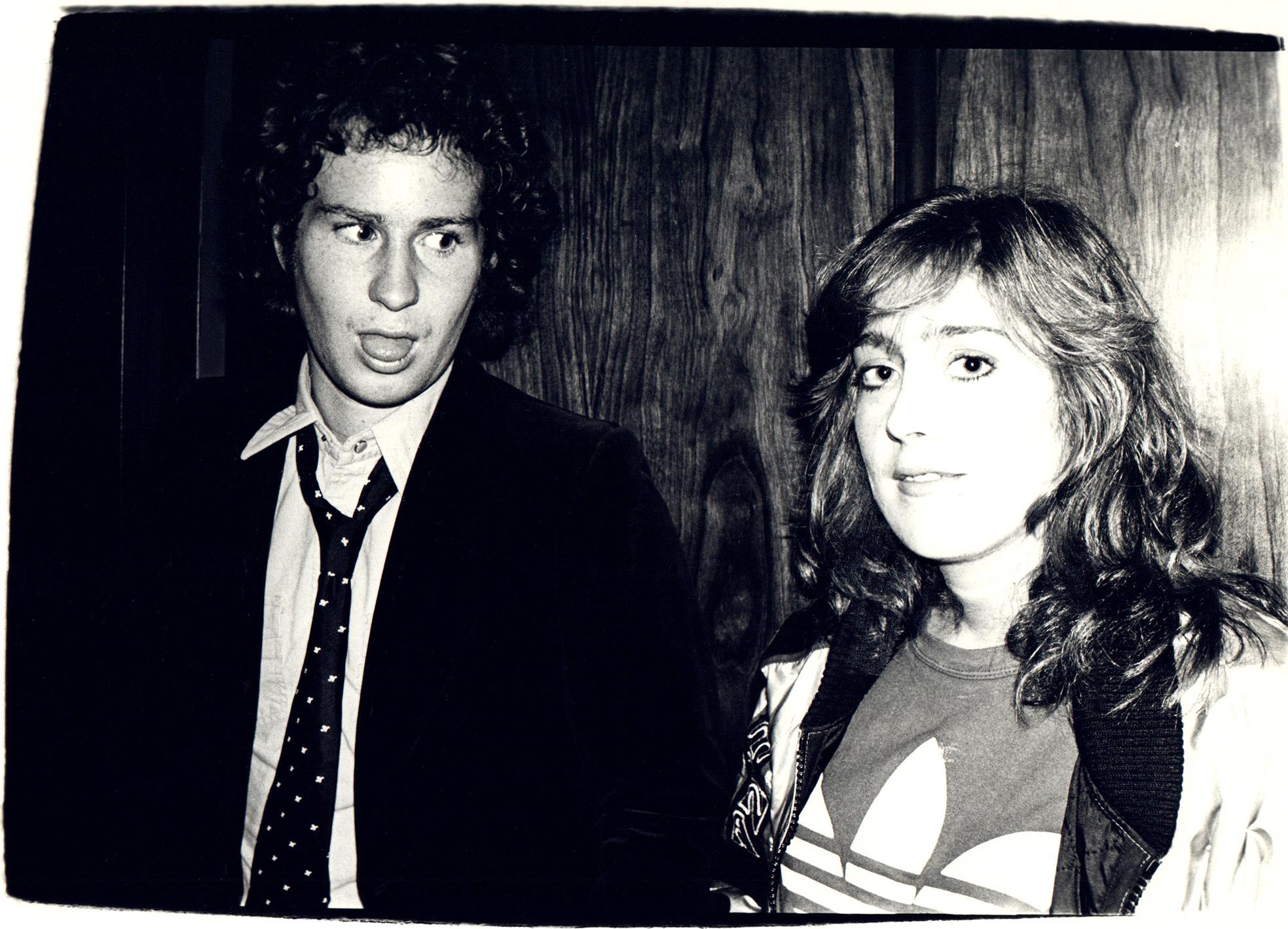 Andy Warhol Black and White Photograph - John McEnroe and Catherine Guinness