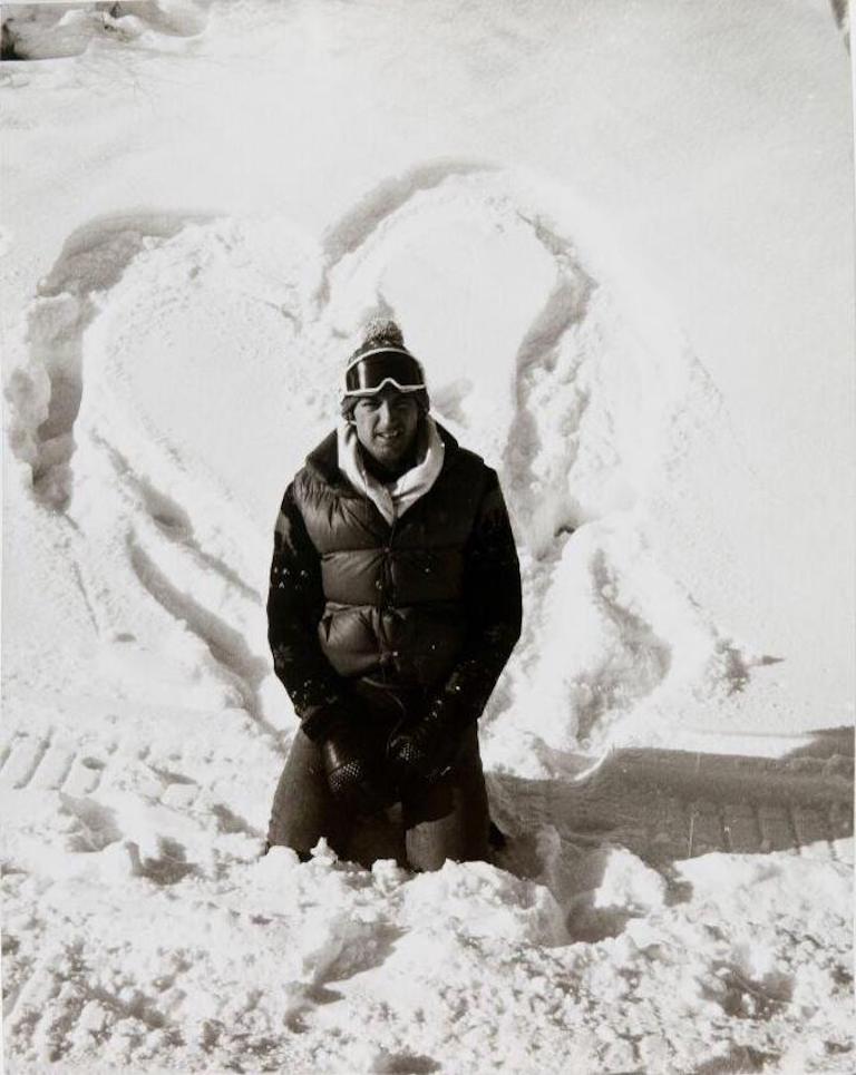 Andy Warhol Black and White Photograph - Jon Gould in Aspen