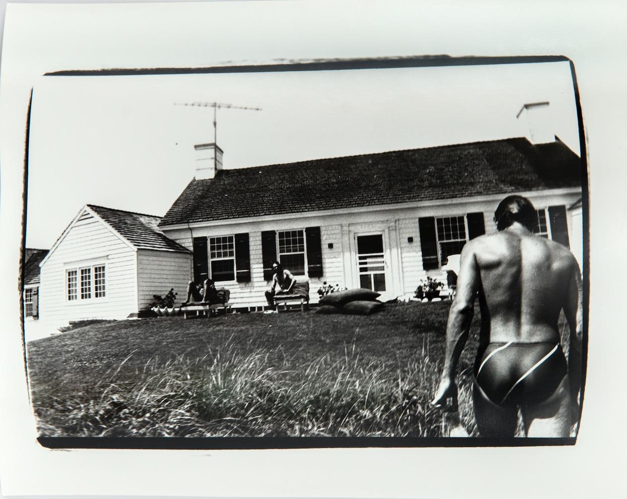 Andy Warhol Black and White Photograph - Jon Gould in Montauk