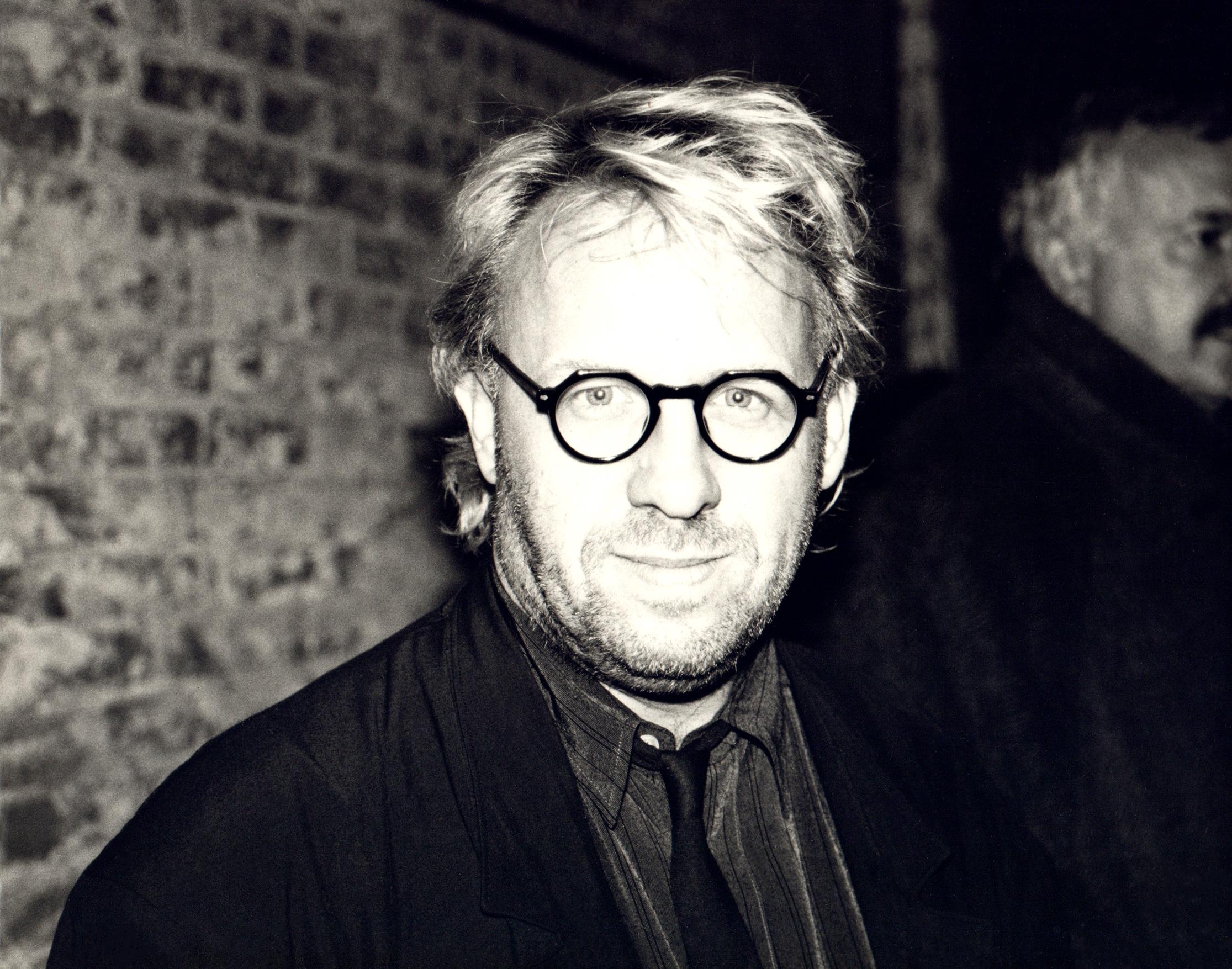 Andy Warhol, Photograph of Joseph Kosuth circa 1985