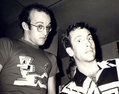 Andy Warhol, Photograph of Keith Haring and Kenny Scharf circa 1986