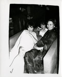 Vintage Andy Warhol, Photograph of Liza Minelli, Elizabeth Taylor and Faye Dunaway, 1985