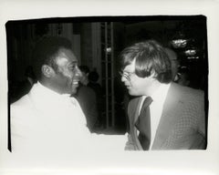 Photograph of Pelé and Richard Weisman