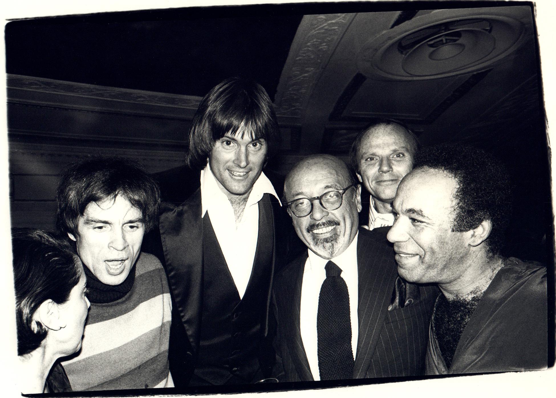 Rudolf Nureyev, Bruce Jenner, and Ahmet Ertegun