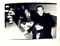 Andy Warhol, photographie de Steve Rubell et Halston, circa 1979