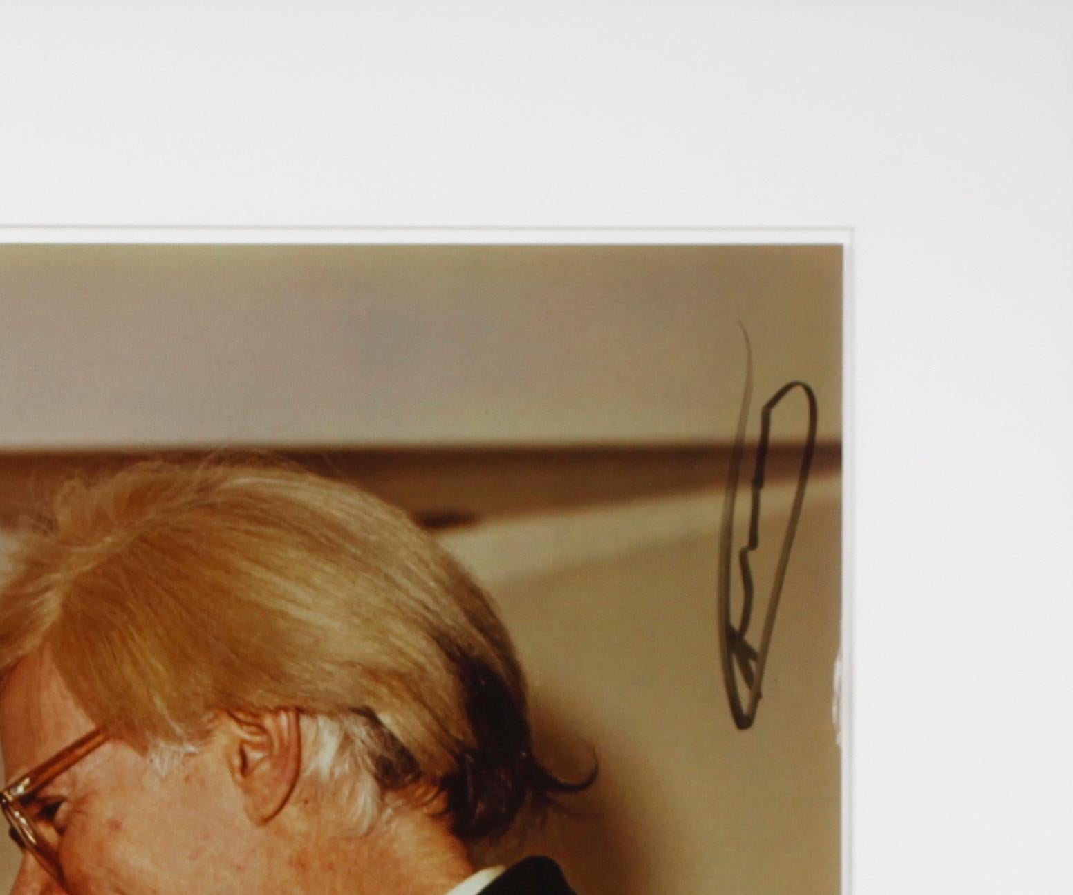Andy Warhol, photography by ZOA, signed by Andy Warhol and ZOA, colour print 1