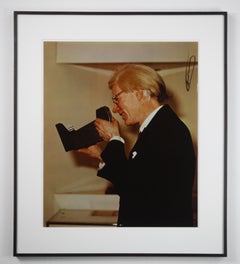 Andy Warhol, photography by ZOA, signed by Andy Warhol and ZOA, colour print